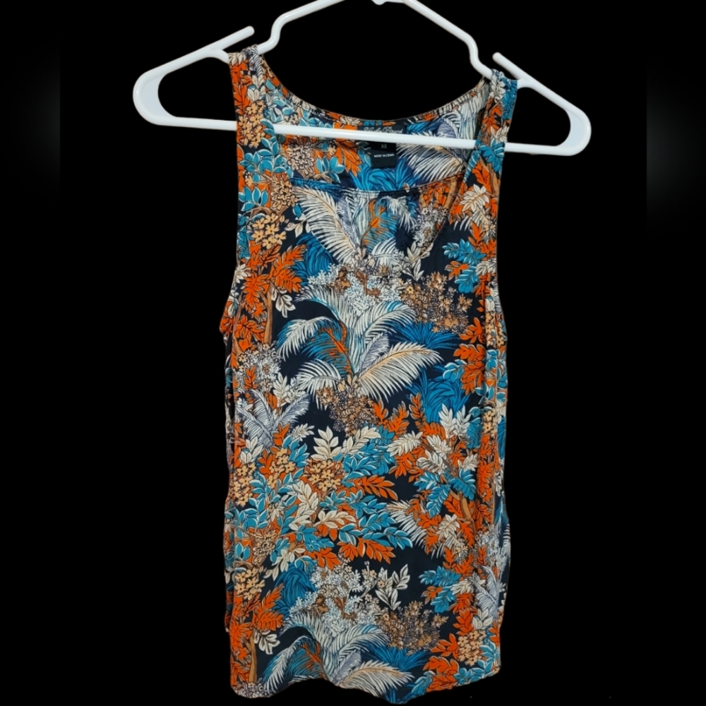 Lucky Brand Women's silk sleeveless top